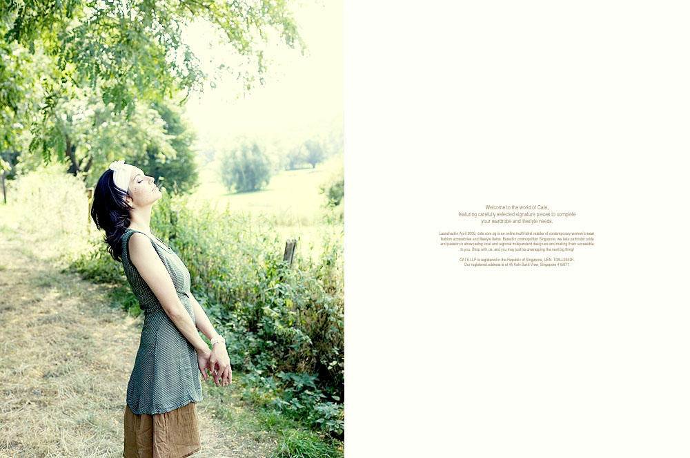4/4 Catalogue production for fashion label cate. Location in Düsseldorf with model Melanie from Cream Model Management. Hair and make up by Gesine Mierau